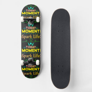 Skateboard Aujourd'hui Moment, la vie étincelante