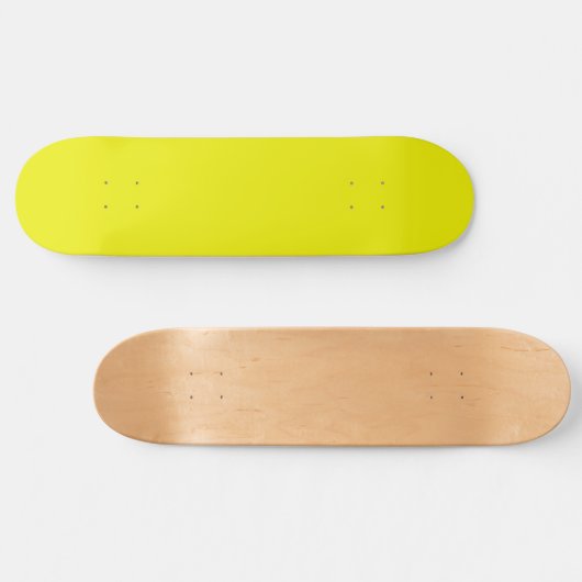 Skateboard Aureolin (couleur solide) (Horz)