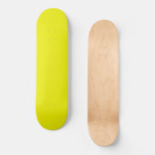 Skateboard Aureolin (couleur solide) (Recto)