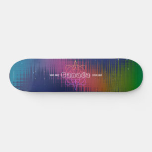 Skateboard Aurores boréales