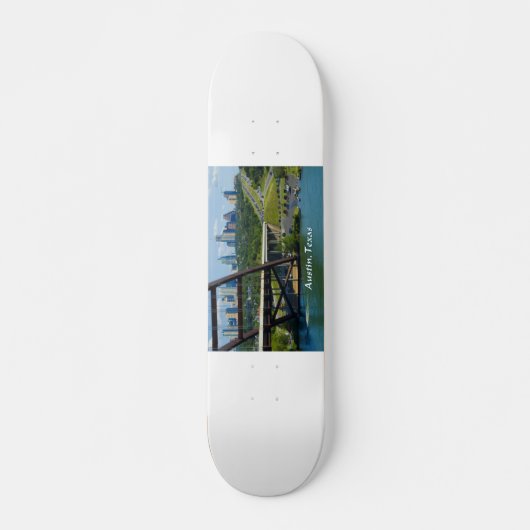 Skateboard Austin, Texas & 360 Bridge (Devant)