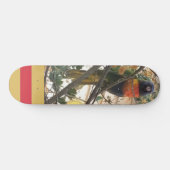 Skateboard Australian Wattle Rainbow Lorikeet Cockatoo Bird (Horz)