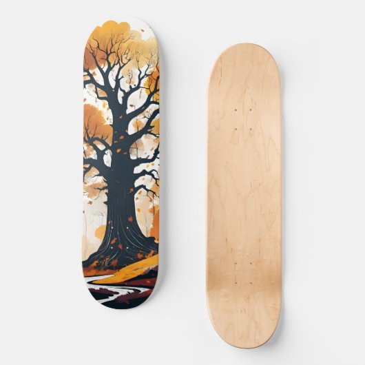 Skateboard Automne (Recto)