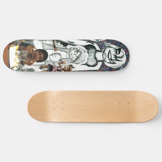 Skateboard Autoportrait (Christopher Saturn) (Horz)