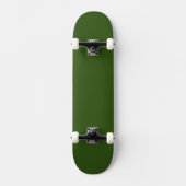Skateboard Autorité verte de forêt simple® (Recto)