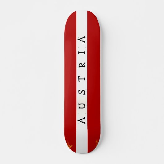 Skateboard Autriche (Devant)