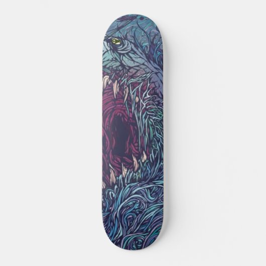 Skateboard aux yeux du requin (Recto)