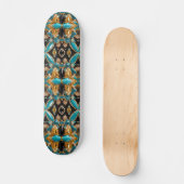 Skateboard avec Bahamas Colors Design (Recto)