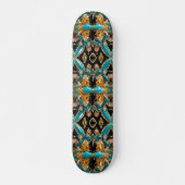 Skateboard avec Bahamas Colors Design (Devant)