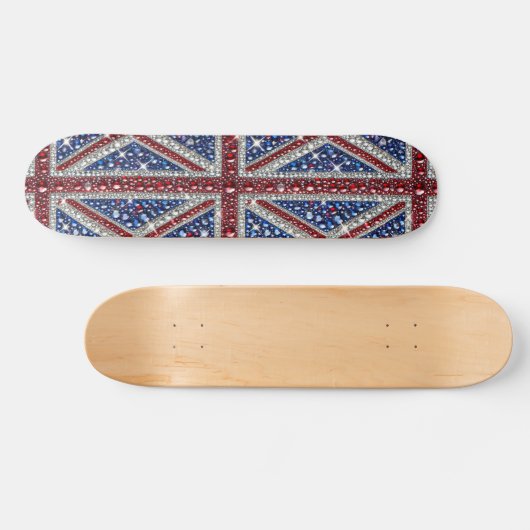Skateboard avec British Colours Design (Horz)