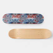 Skateboard avec design de couleurs françaises (Horz)