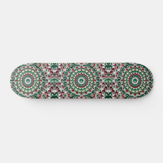 Skateboard avec design de couleurs italiennes (Horz)