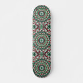 Skateboard avec design de couleurs italiennes (Devant)