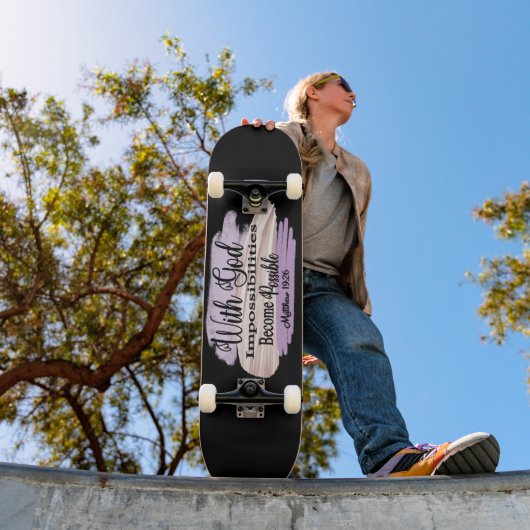 Skateboard Avec Dieu, les impossibilités deviennent possibles (Extérieur 1)