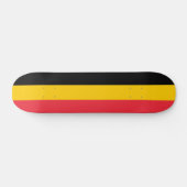 Skateboard avec drapeau de Belgique (Horz)