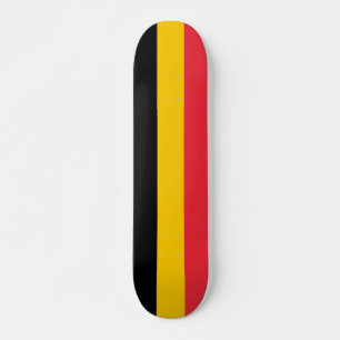 Skateboard avec drapeau de Belgique