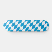 Skateboard avec drapeau de la Bavière (Horz)