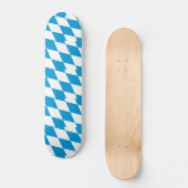 Skateboard avec drapeau de la Bavière (Recto)