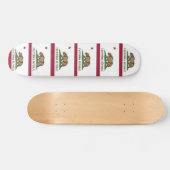 Skateboard avec drapeau de la Californie (Horz)