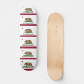 Skateboard avec drapeau de la Californie (Recto)