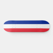 Skateboard avec drapeau de la France (Horz)