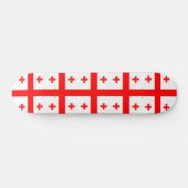 Skateboard avec drapeau de la Géorgie (Horz)
