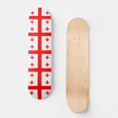 Skateboard avec drapeau de la Géorgie (Recto)