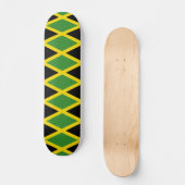 Skateboard avec drapeau de la Jamaïque (Recto)