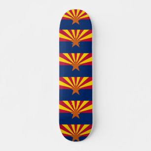 Skateboard avec drapeau de l'Arizona