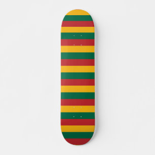 Skateboard avec drapeau de Lituanie