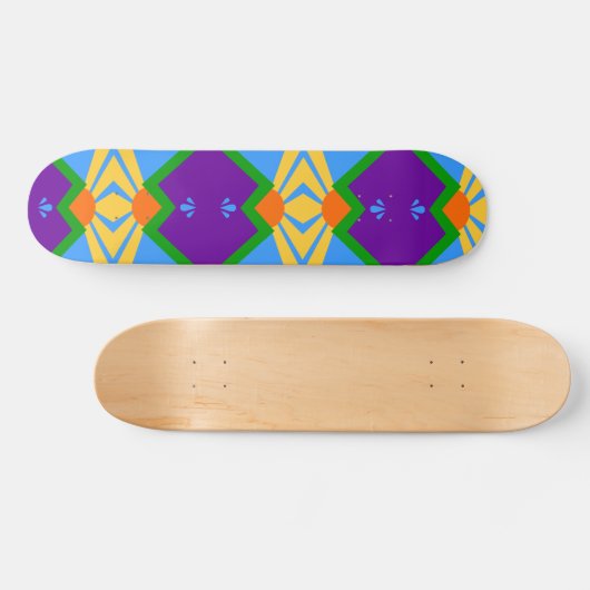 Skateboard avec drapeau de Manitou Springs (Horz)