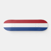 Skateboard avec drapeau de Pays-Bas (Horz)