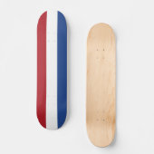 Skateboard avec drapeau de Pays-Bas (Recto)