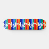 Skateboard avec drapeau de Saint-Pétersbourg, Flor (Horz)