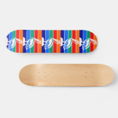 Skateboard avec drapeau de Saint-Pétersbourg, Flor (Horz)