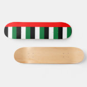 Skateboard avec drapeau des Émirats Arabes Unis (Horz)