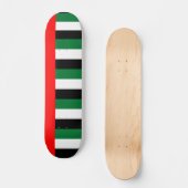 Skateboard avec drapeau des Émirats Arabes Unis (Recto)