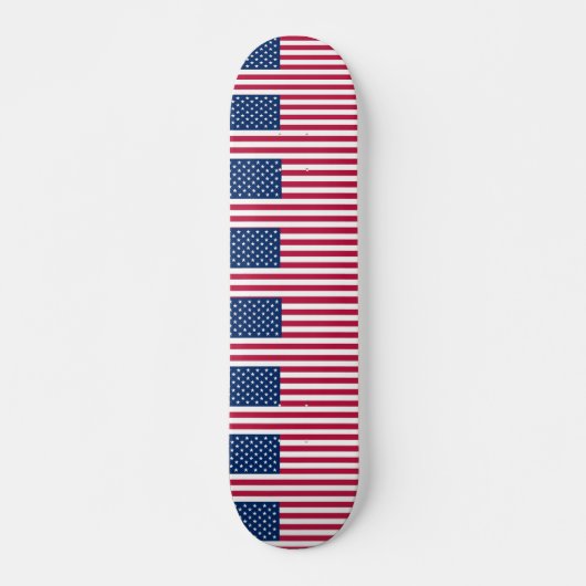 Skateboard avec drapeau des États-Unis (Devant)