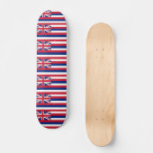 Skateboard avec drapeau d'Hawaii (Recto)
