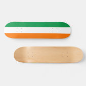 Skateboard avec drapeau d'Irlande (Horz)