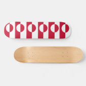 Skateboard avec drapeau du Groenland (Horz)