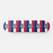Skateboard avec drapeau du Missouri (Horz)