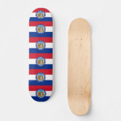 Skateboard avec drapeau du Missouri (Recto)