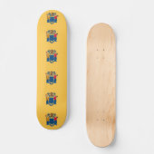 Skateboard avec drapeau du New Jersey (Recto)