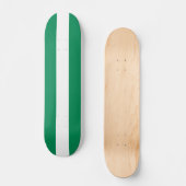 Skateboard avec drapeau du Nigeria (Recto)