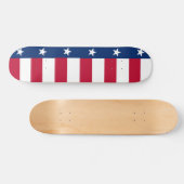 Skateboard avec drapeau du Texas (Horz)