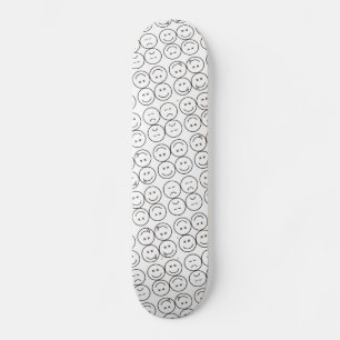 Skateboard avec emoji.