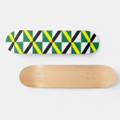 Skateboard avec le drapeau de Monterey, Californie (Horz)