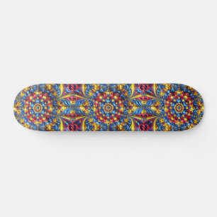 Skateboard avec Roumain Couleurs Design