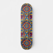 Skateboard avec Roumain Couleurs Design (Devant)